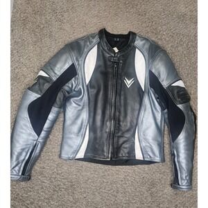 Frank Thomas Leathers Men's Motorcycle Jacket Leather Riding Gear UK 40 EU 50